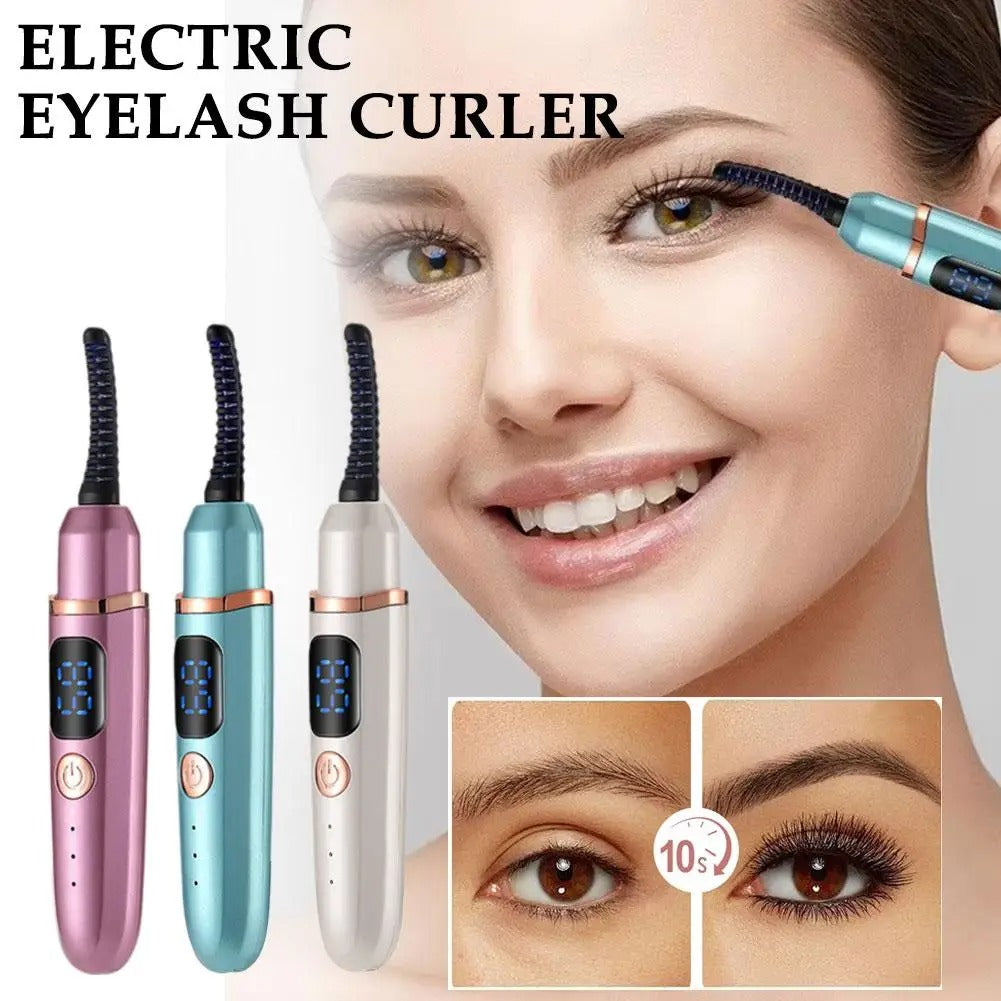 Compact and portable Type C USB rechargeable electric lash curler for travel